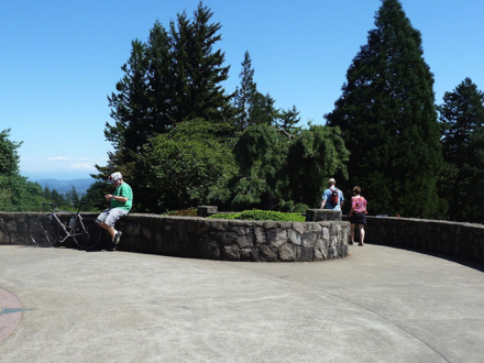 Council Crest provides views all around and basic amenities