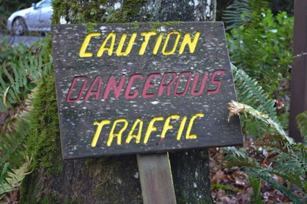 Be careful when crossing the street