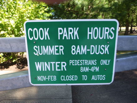 Hours &ndash; Summer 8 am to dusk &ndash; pedestrians only in the winter 8 am to 4 pm &ndash; closed to autos November through February