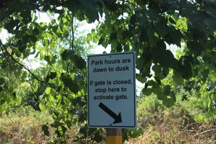Park hours are dawn to dusk &ndash; activate gate here when closed