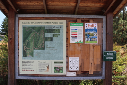 Information kiosk on way to trailhead has a map of the Nature Park and seasonal postings &ndash; do not leave valuables in vehicle