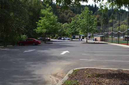 Main parking lot