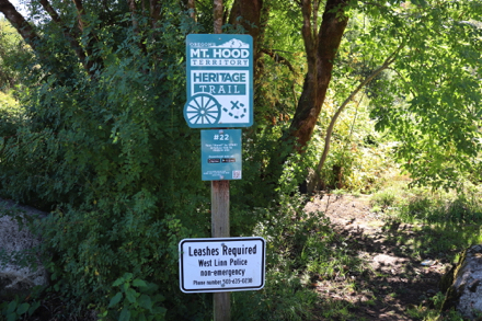 Mt Hood Heritage Trail &ndash; leashes required
