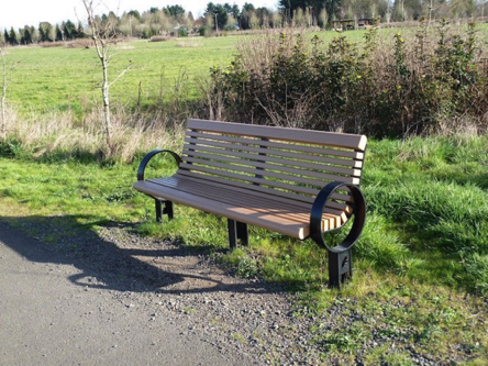 Benches are provided on all trail segments