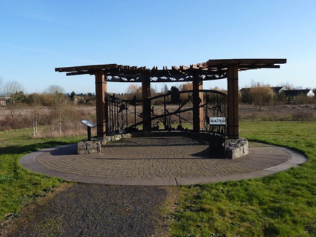 Wetlands overlook plaza