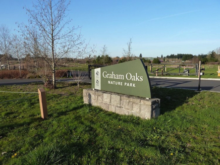 Sign at entrance off SW Wilsonville Road Sign at entrance off SW Wilsonville Road