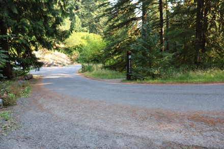 Cross street from Bristlecone Pine to Redwood Trail