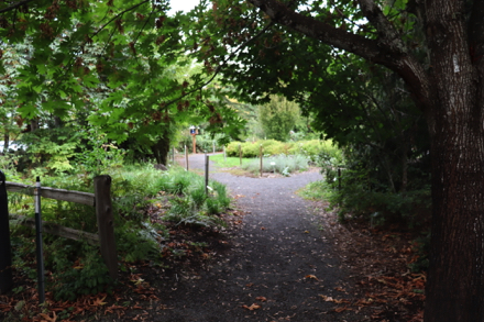 Entrance to Water Wise Garden in front of the Nature Center