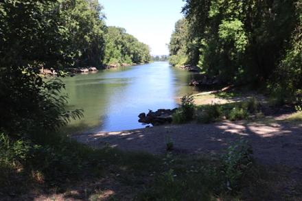 Canoe/kayak launch on the Columbia Slough