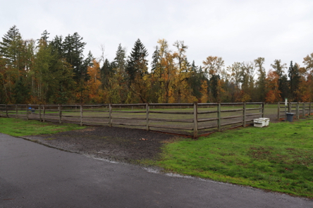 A fenced riding arena &ndash; free to public