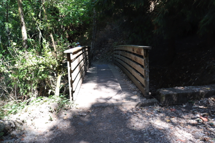 One of several short bridges
