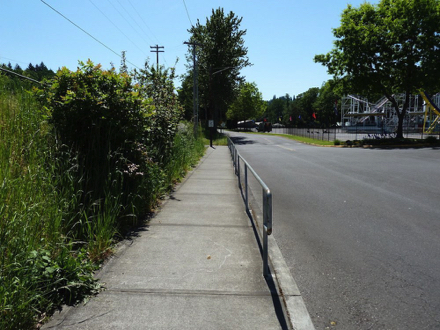 Option 1 - ramp up to underpass
