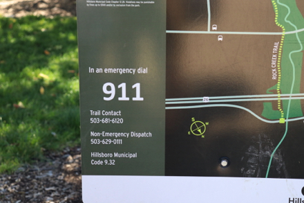 Trail contact information
