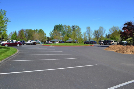 Parking lot &ndash; by playground and picnic shelters