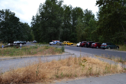 Main parking lot