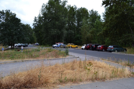 Main parking lot