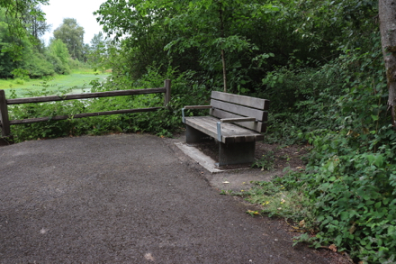 Bench at viewpoint 1