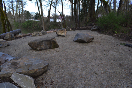 Overlook with compacted gravel surface &ndash; may have areas with loose gravel