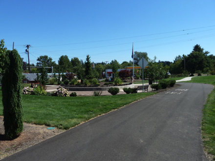 And at the end of the trail Boring Station Trailhead Park provides a safe respite and full amenities