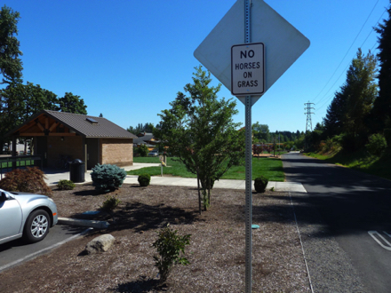 4) Boring Station Trailhead Park provides accessible parking, restrooms, water fountain, picnic facilities and a playground