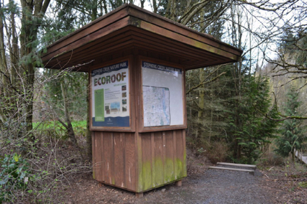 Kiosk at the trailhead